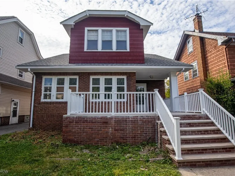 Exterior renovation — Cleveland rental property
